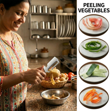 Stainless Steel 2-in-1 Peeler & Bottle Opener